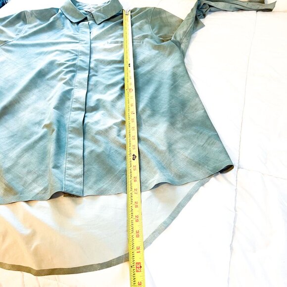 Athleta Urbanite Printed Top  Size Large- NWOT -print: Denali Minimalistic Grey - Picture 10 of 13